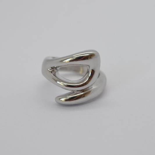 BAGUE SILVER CHROME